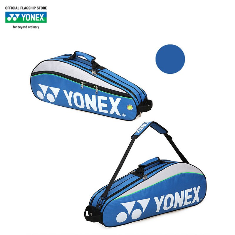 YONEX TEAM RACQUET BAG 9332 สีน้ําเงิน กระเป๋าแร็คเก็ต สำหรับแข่งขันขนาดกลางสามารถใส่แร็คเก็ต 9 ไม้