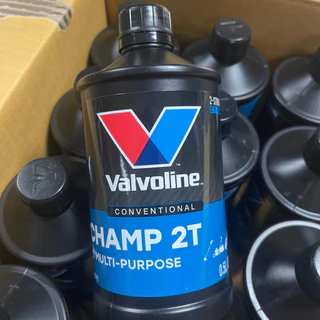 ยกลัง!! วาโวลีน Valvoline Champ 2T ขนาด 0.5 ลิตร (บรรจุ 12 ขวด) เป็นน้ำมันเครื่องสำหรับเครื่องยนต์ 2 จังหวะ