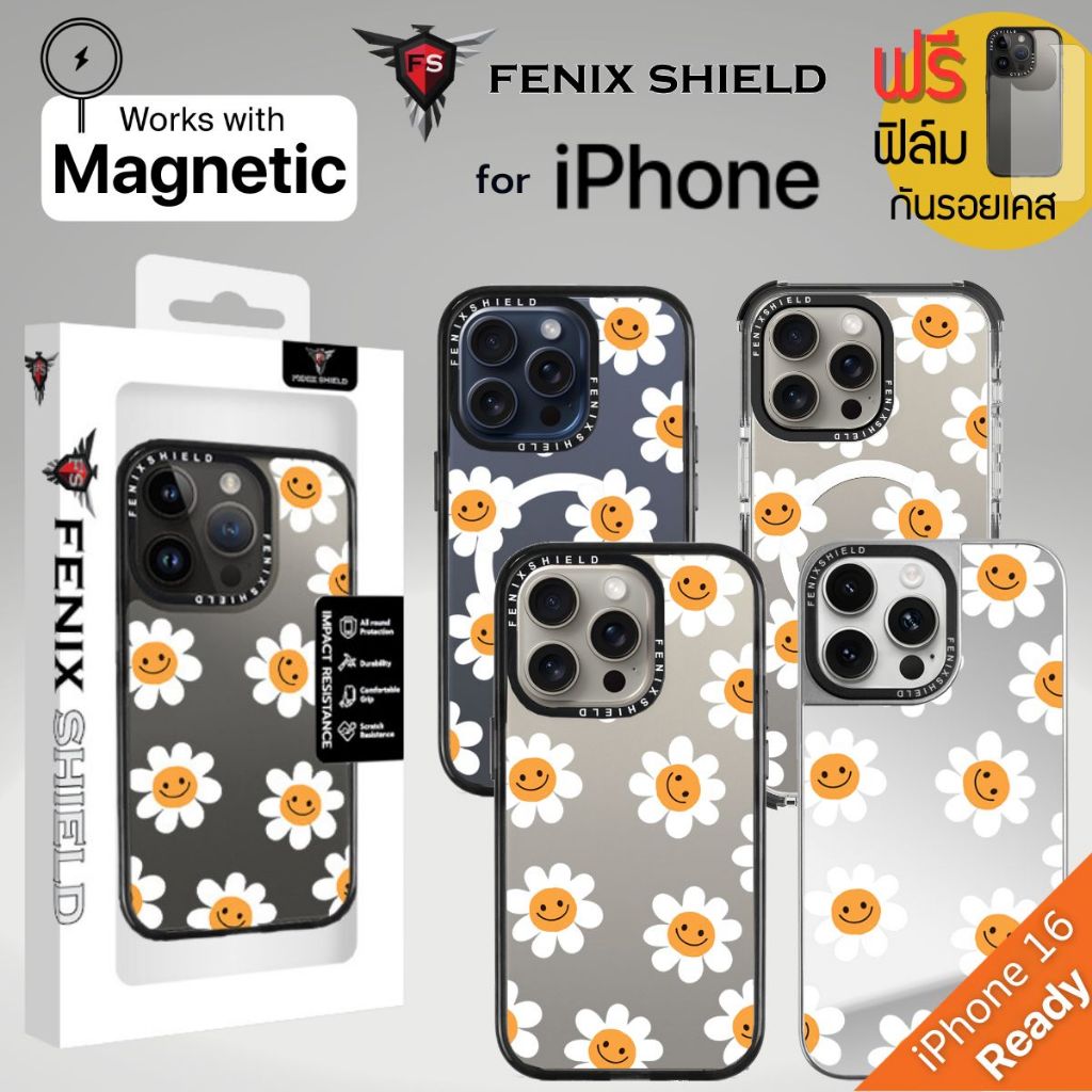 (แถมฟิล์มเคส) เคส FenixShield EXTREME Series [ STAY POSITIVE ] สำหรับ iPhone 17 / 16 / 15 / 14 / Pro