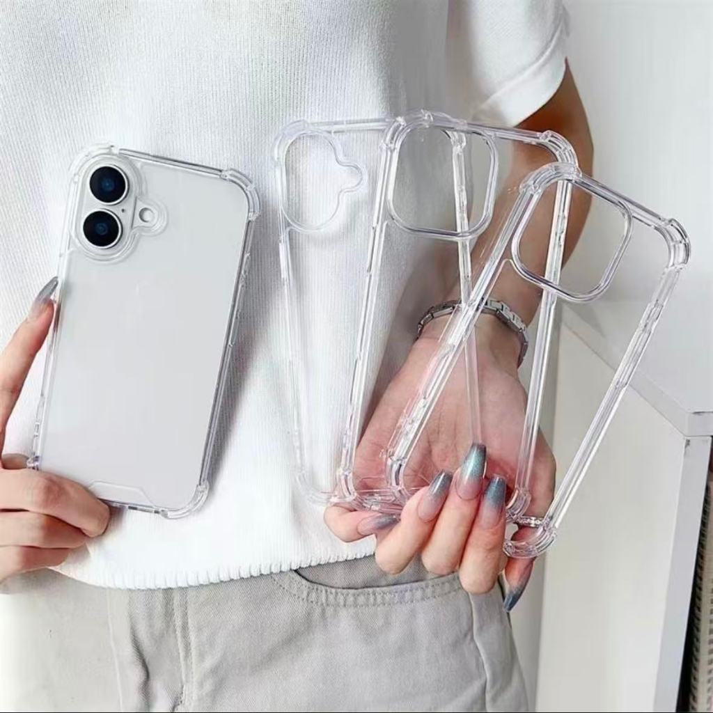 เคสคิงคองใสแข็ง สำหรับ iPhone 16E 16Pro Max 16Plus 15 Pro Max 15Plus 14 Pro Max 14Plus 13 Pro Maxเคสใสกันกระแทก kingkong