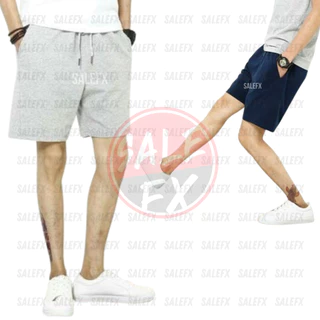 กางเกงขาสั้นผ้าสำลี SweatShorts ชาย/หญิง Unisex S-2XL #S01