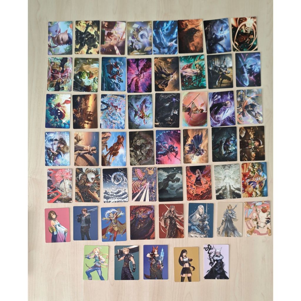 MTG Final Fantasy(FIN) Art Series Card Complete set [NOT signed]