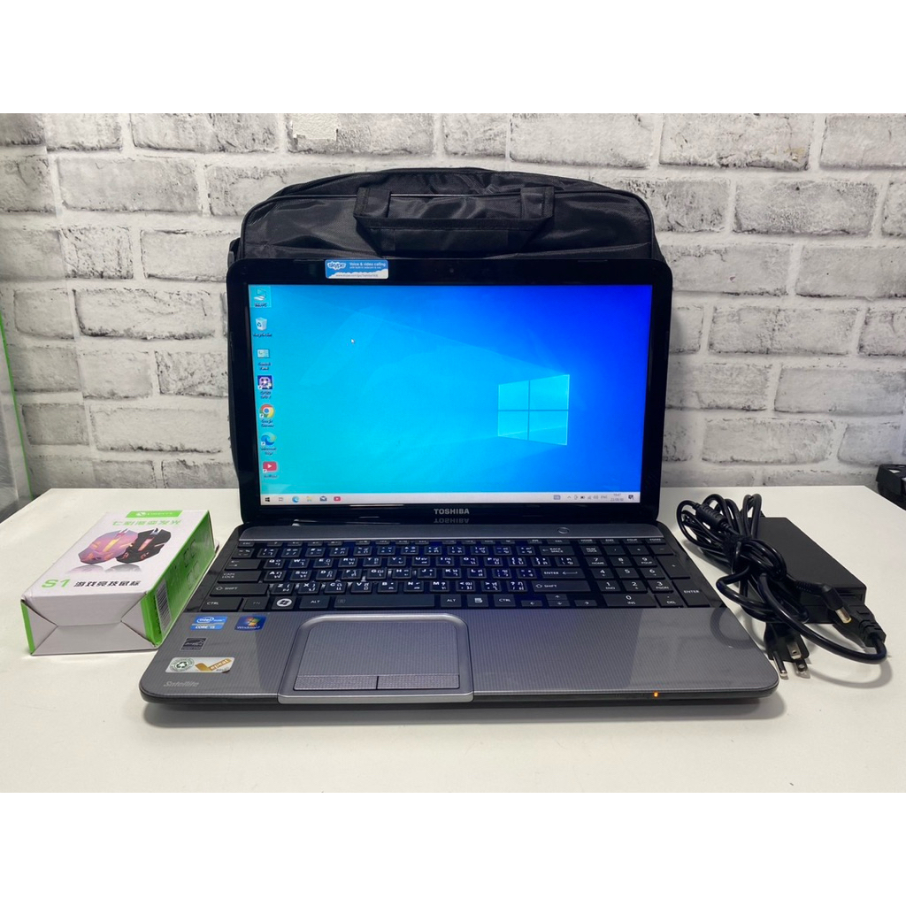 โน๊ตบุ๊คมือสอง /Toshiba L850/i7 Gen3/SSD120gb+HHD500gb/แรม8gb/มีการ์ดจอแยก/แบตเก็บไฟ/สินค้ามีรับประก