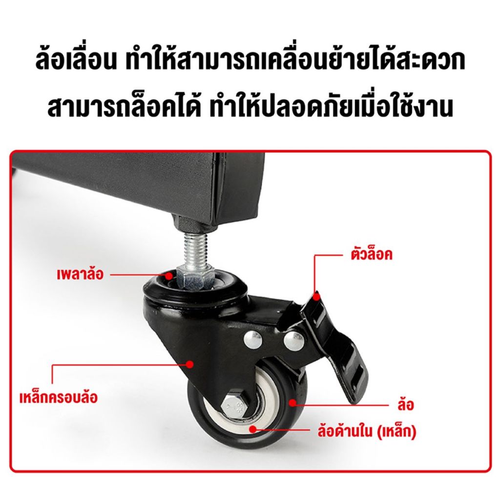 pl_led ล้อรถเข็น ขนาด1.5นิ้ว / 2 นิ้ว ล้อตาย ล้อเป็น ล้อเบคร ล้อM8 ล้อโพลียูรีเทนสีดำ  เงียบและทนต่อการสึกหรอ ราคา 1ล้อ ราคา ถูกที่สุด ดีลบีเคเค แกลเลอรีภาพที่ 8