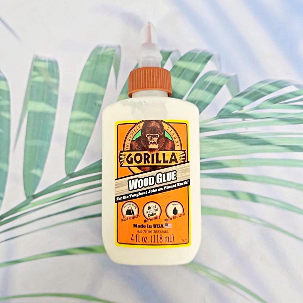 (Gorilla®) Wood Glue, Natural Wood Color, 118 ml กาวไม้ PVA สีไม้ธรรมชาติ