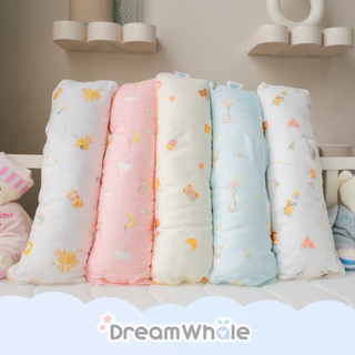 DreamWhale ปลอกหมอนข้างเด็ก ใยไผ่พรีเมี่ยม (Bamboo Bolster Case) นุ่มพิเศษไม่บาดผิวทารก