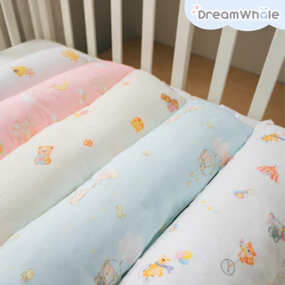 DreamWhale ปลอกหมอนข้างเด็ก ใยไผ่พรีเมี่ยม (Bamboo Bolster Case) นุ่มพิเศษไม่บาดผิวทารก