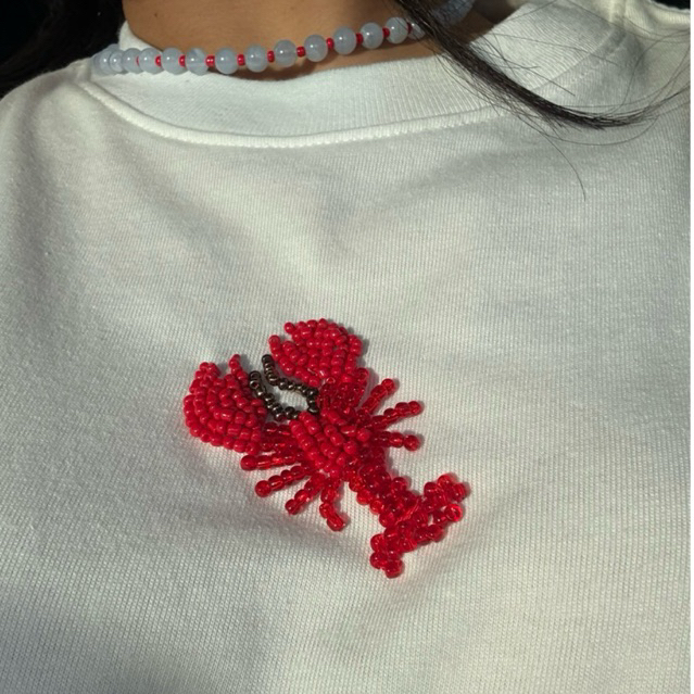 เสื้อ Baby Cropped T-Shirt ปักลาย_เสื้อปักลายลูกปัด(ปักมือ) ราคา ถูกที่สุด ดีลบีเคเค แกลเลอรีภาพที่ 3