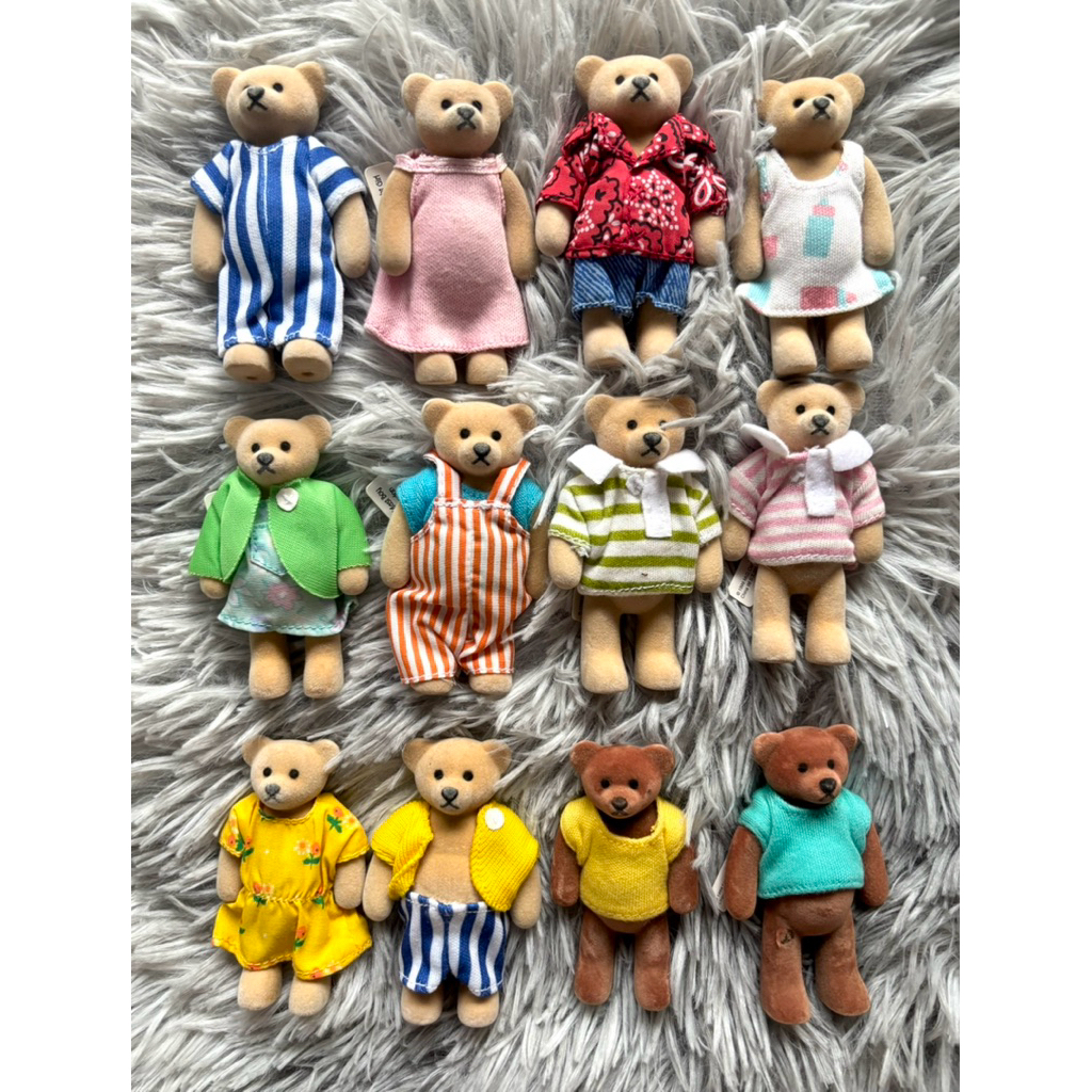 ของสะสม ตุ๊กตาหมี McDonald's Happy Meal ชุด Teddy Bear ปี 1999