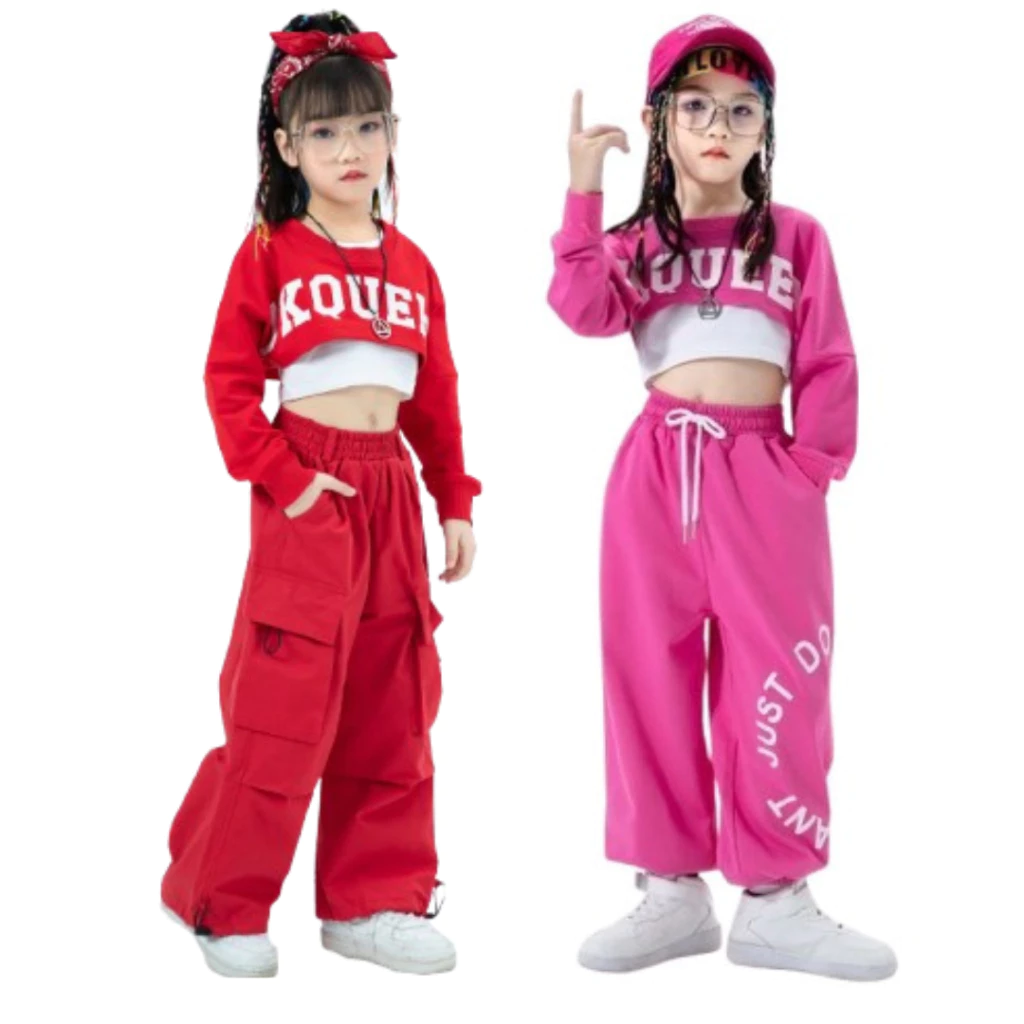 เสื้อครอปเต้นสำหรับเด็ก Cover Dance Street Dance Jazz Dance thumbnail 4