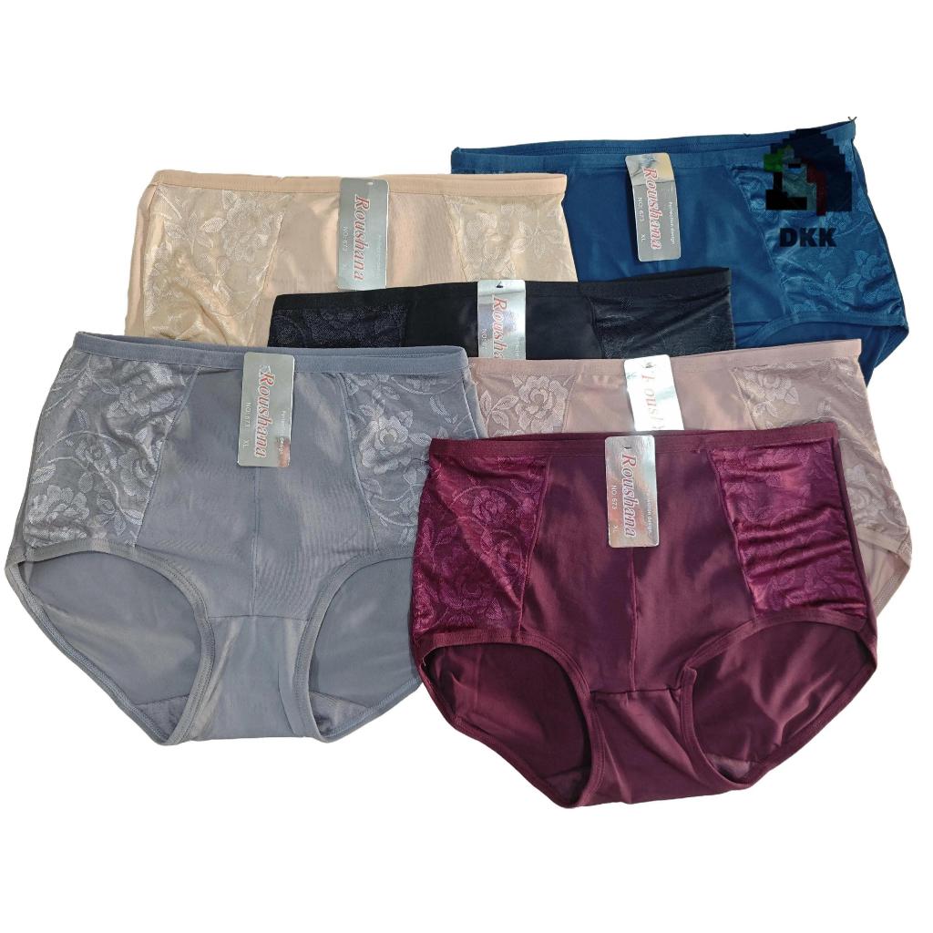 กางเกงใน DKK 673 กางเกงในสตรี อัดแน่นสไตล์เทคโนโลยีสิ่งทออันเป็นเอกลักษณ์ผ้าสแปนเด็กซ์ผสมผ้าฝ้ายเนื้อผ้านุ่มสบา