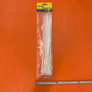 (ยกโหล 12 ชิ้น) No.332 เคเบิ้ลไท สายรัดพลาสติก cabletie สีขาว สีดำ คละสี ทักแชท