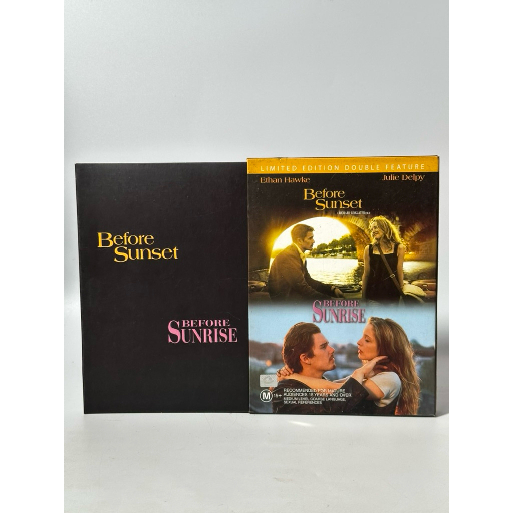 DVD ดีวีดี Before Sunset & BEFORE SUNRISE แผ่นลิขสิทธิ์แท้ master boxset 2 disc