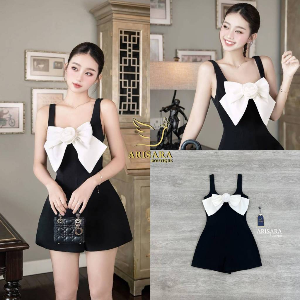 ARISARA  MINIจั๊มสูท(*สอบถามสต๊อกทางแชทก่อนกดสั่งน๊า)