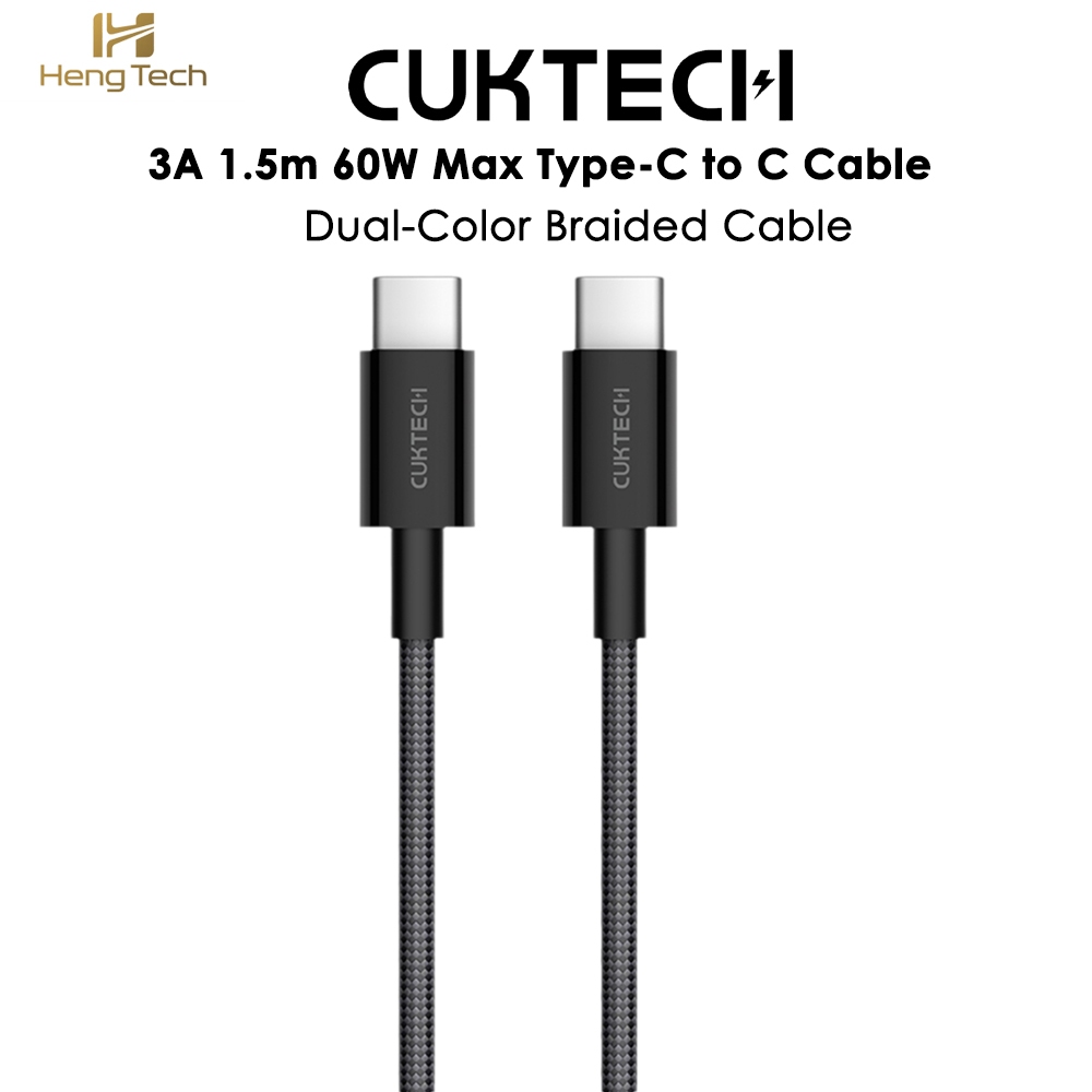 ZMI CUKTECH CTC315P สายชาร์จ Phone 15 ไนลอนถัก USB-C to USB-C 60W 1.5 ม