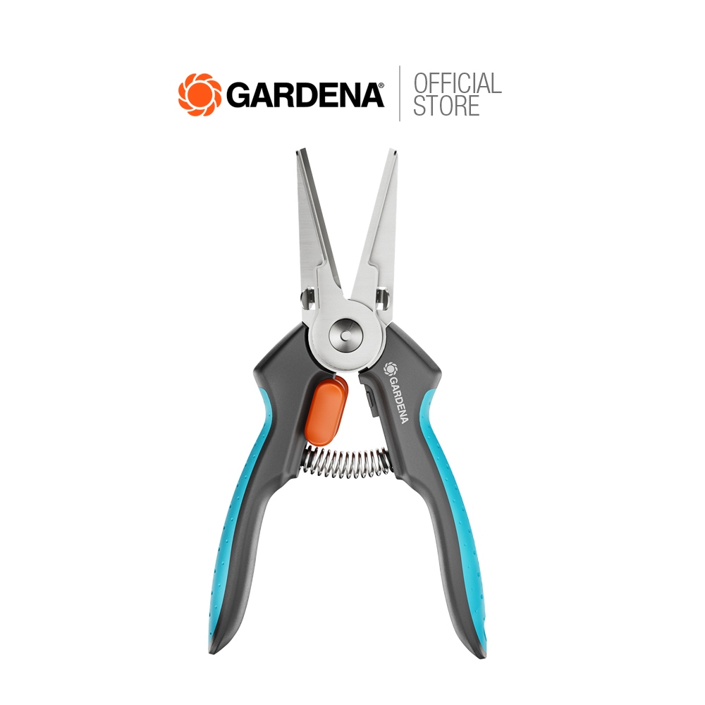 GARDENA กรรไกรเก็บเกี่ยวพร้อมที่หนีบกิ่งในตัว GripCut (12213-20)