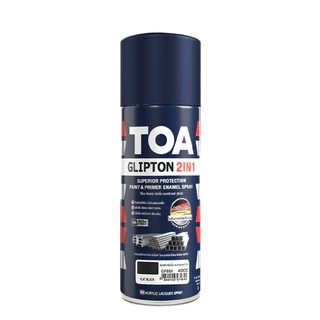 TOA ทีโอเอ สเปรย์ กลิปตั้น 2in1 สีสเปรย์อเนกประสงค์ สีสเปรย์ ขนาด 400cc สเปรย์พ่นเหล็ก