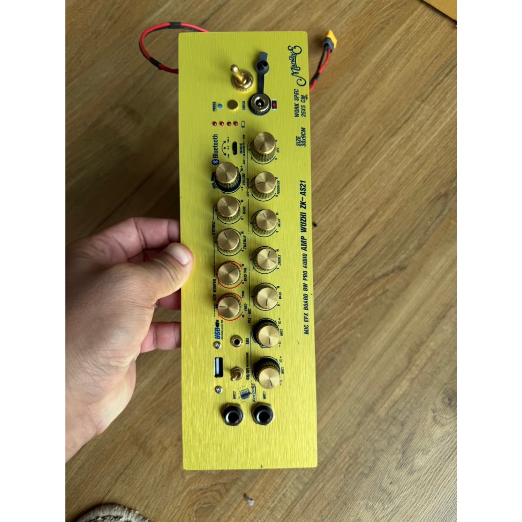 ชุดเพลทเดินระบบสำเร็จพร้อมใช้งาน as21 2G ตัวใหม่ + ปรีไมค์ BW ของแท้ 100%