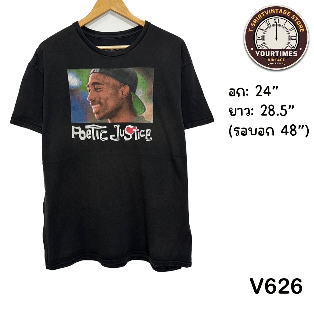 เสื้อยืดมือสอง 2Pac ตอกปี 2019 ปั๊มคอ Ripper Junction