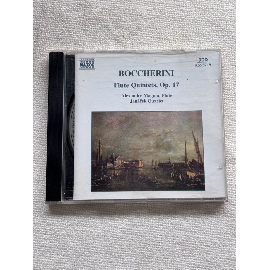 แผ่น Cd Boccherini Flute Quintets-Alexandre Magnin Janacek Quartet แผ่นซีดีมือสอง