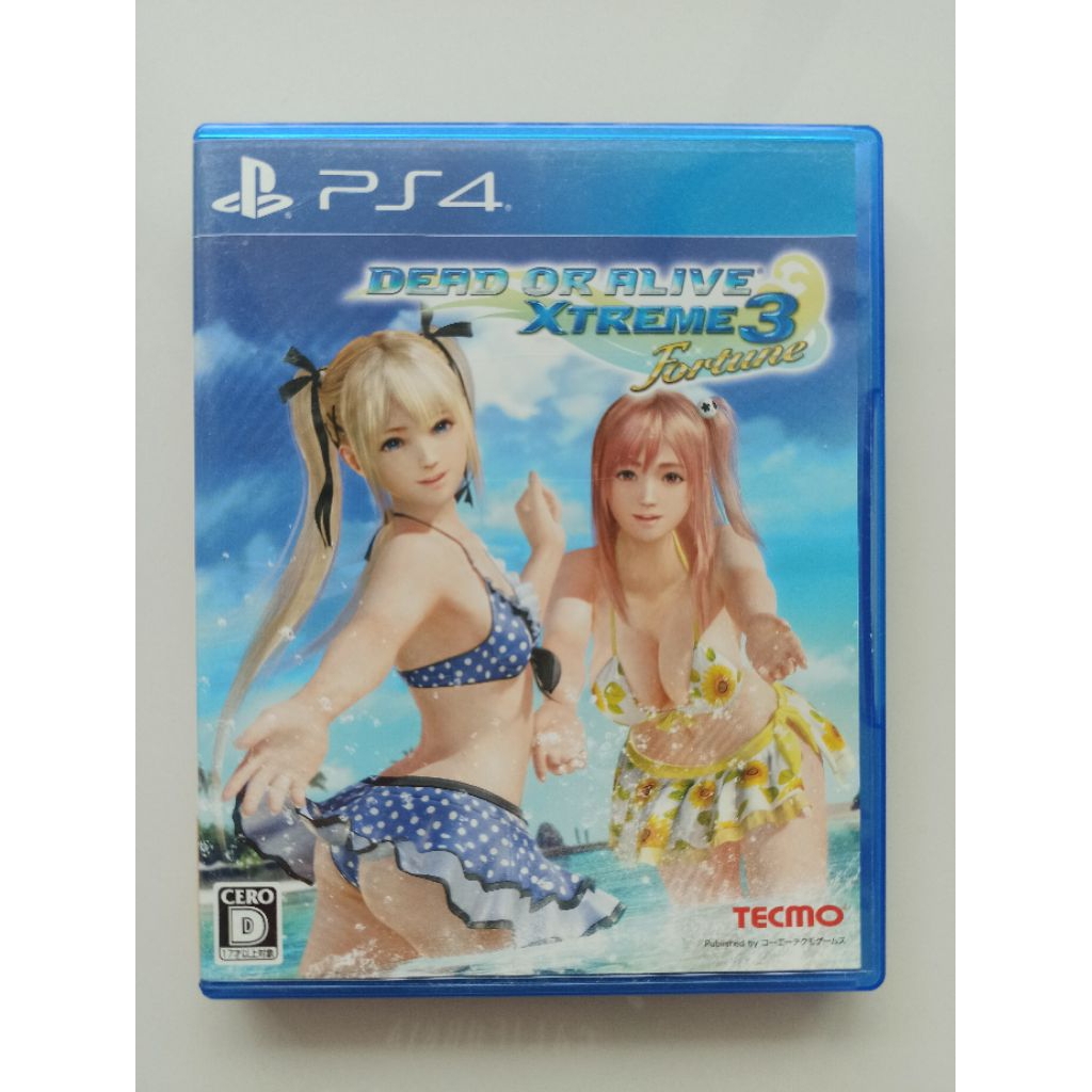 PS4 Games : Dead or Alive Xtreme 3 Fortune (ภาษาญี่ปุ่น🇯🇵) มือ2