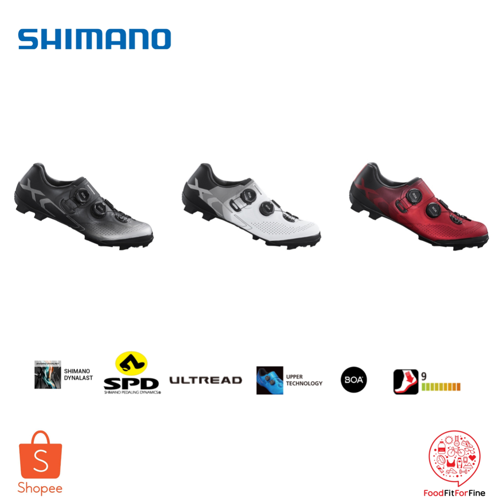 รองเท้าจักรยานเสือภูเขา Shimano XC702 SH-XC702 Wide หน้ากว้าง รองเท้า คลีท XC7 XC701 etax