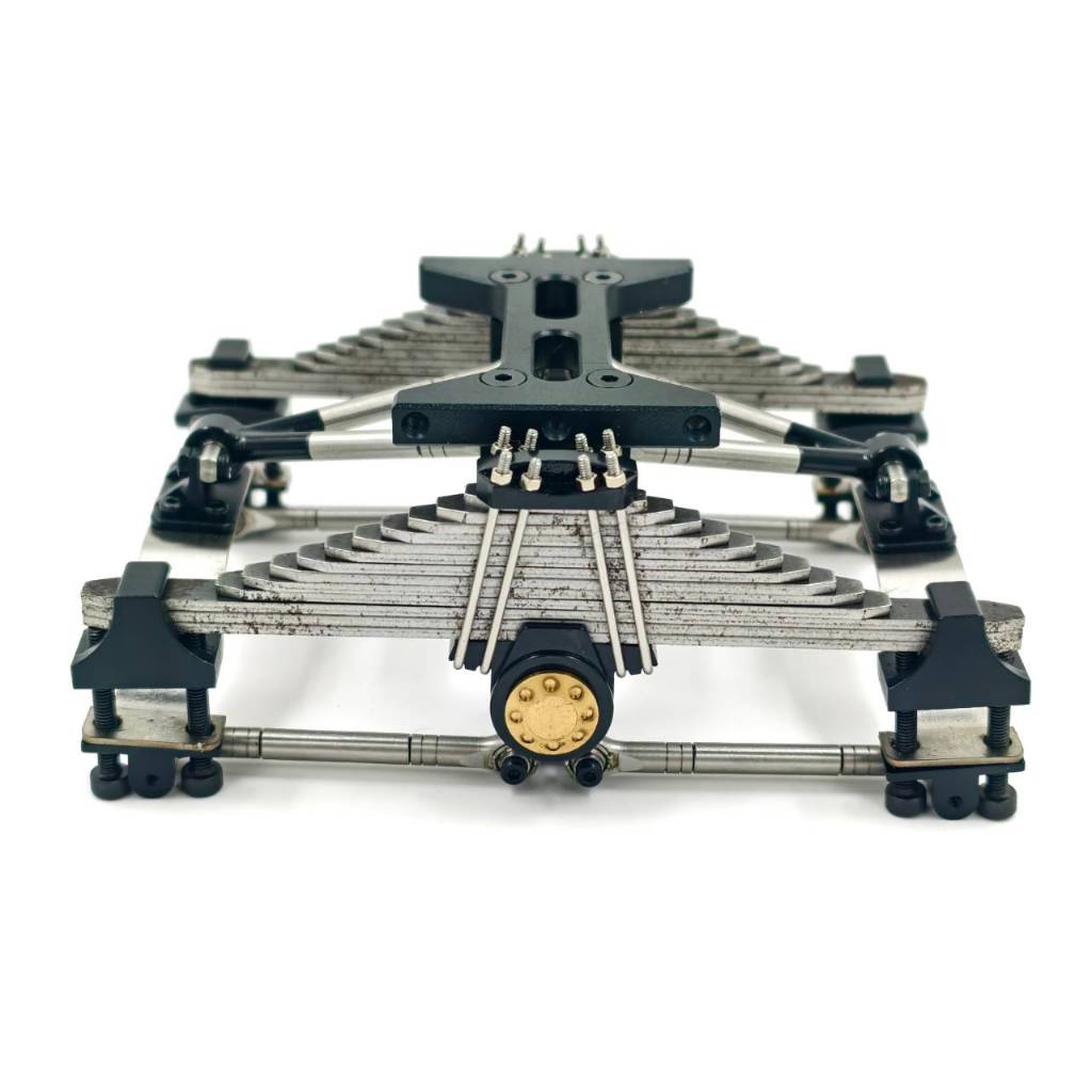1/14 ช่วงล่างรถบังคับ 10 ล้อด้านหลัง สำหรับรถบรรทุก Tamiya หรือรถบังคับ DIY