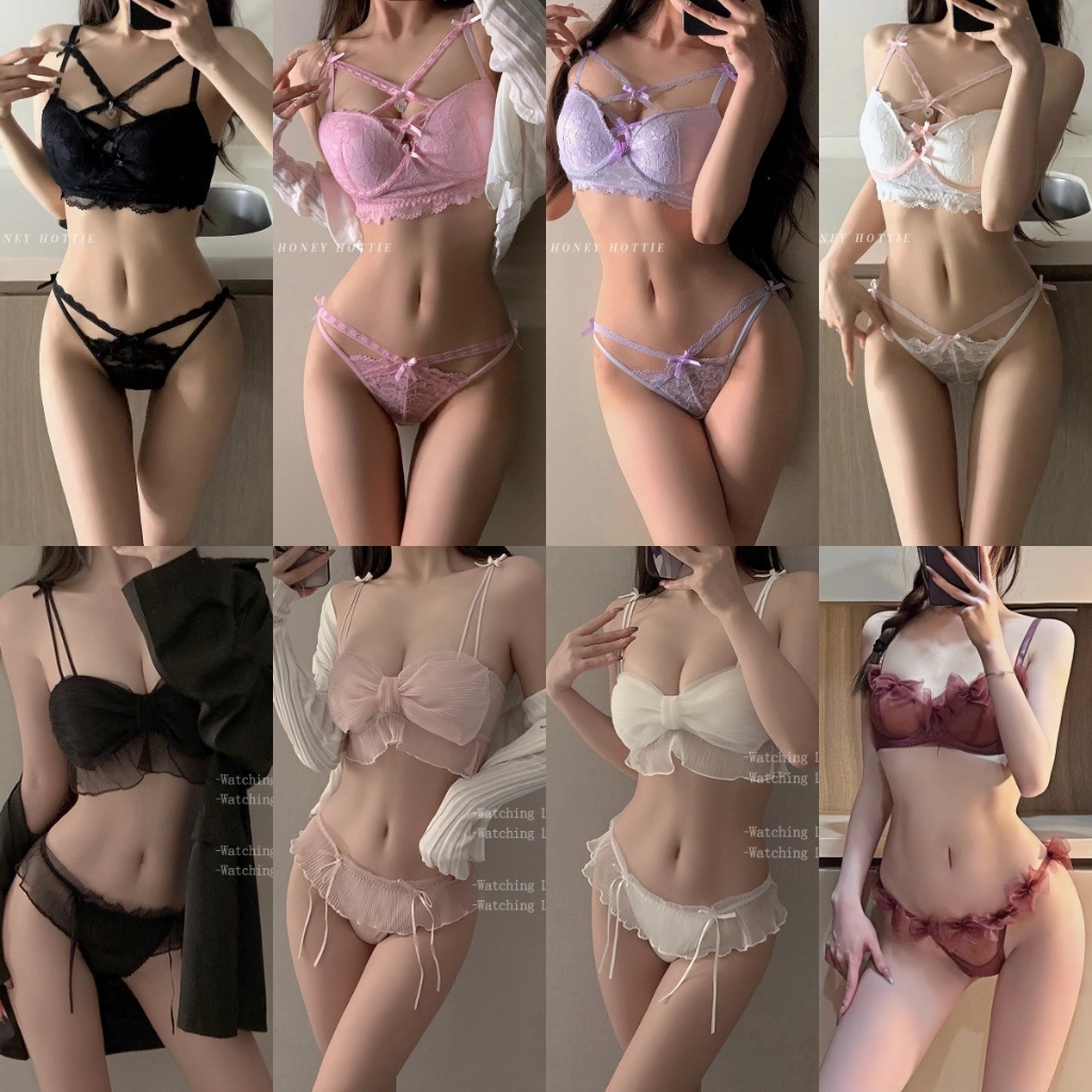 🌹Sexy Bloom🌹คุณภาพดีและราคาถูก 👙ชุดชั้นในสตรี👙 ชุดชั้นในลูกไม้ ชุดสองชิ้น เนื้อผ้าใส่สบาย มีหลายแบบให้เลือก จัดส่งรวดเร็ - รูปที่ 2