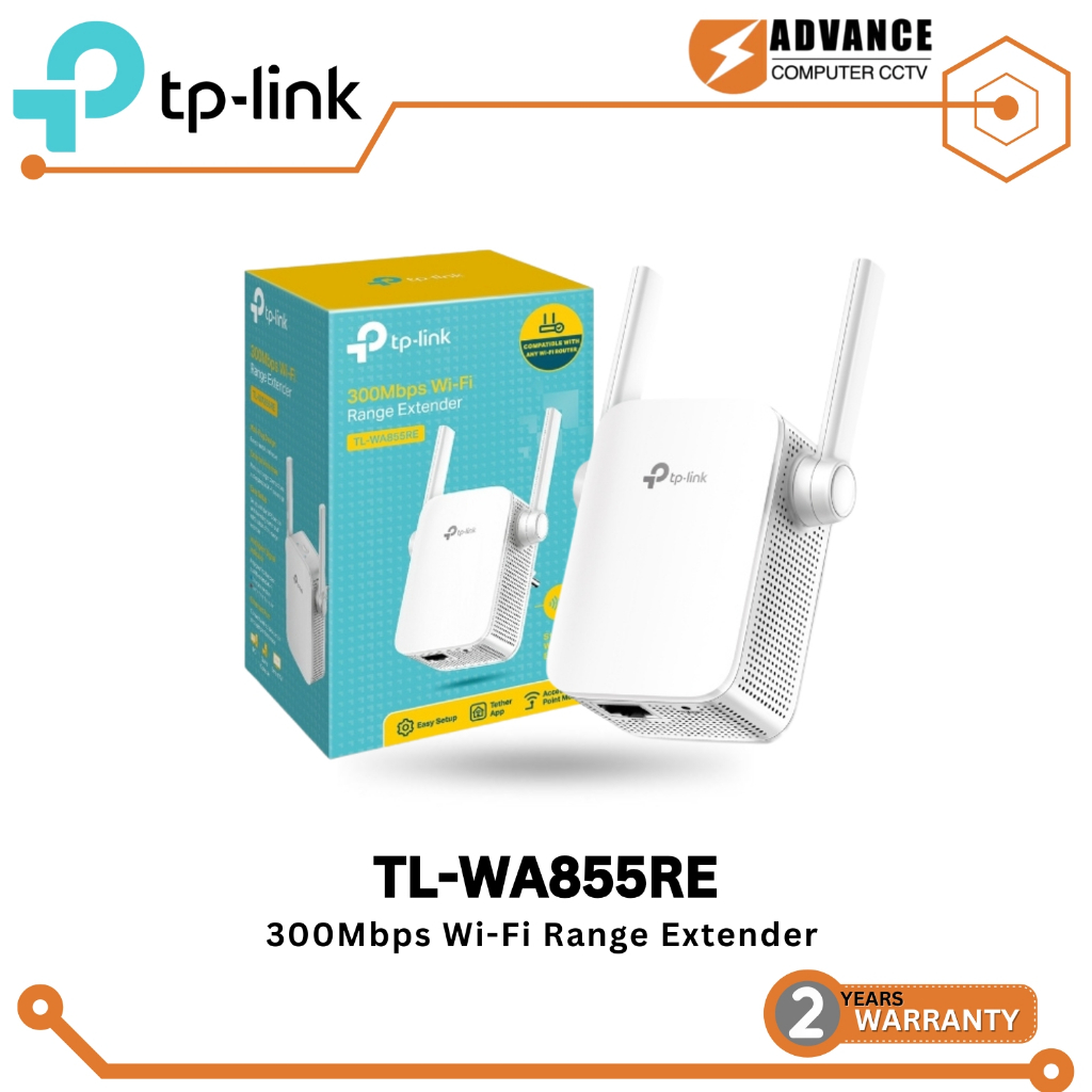 TP-Link TL-WA855RE 300Mbps Wi-Fi Range Extender อุปกรณืช่วยขยายสัญญาณ