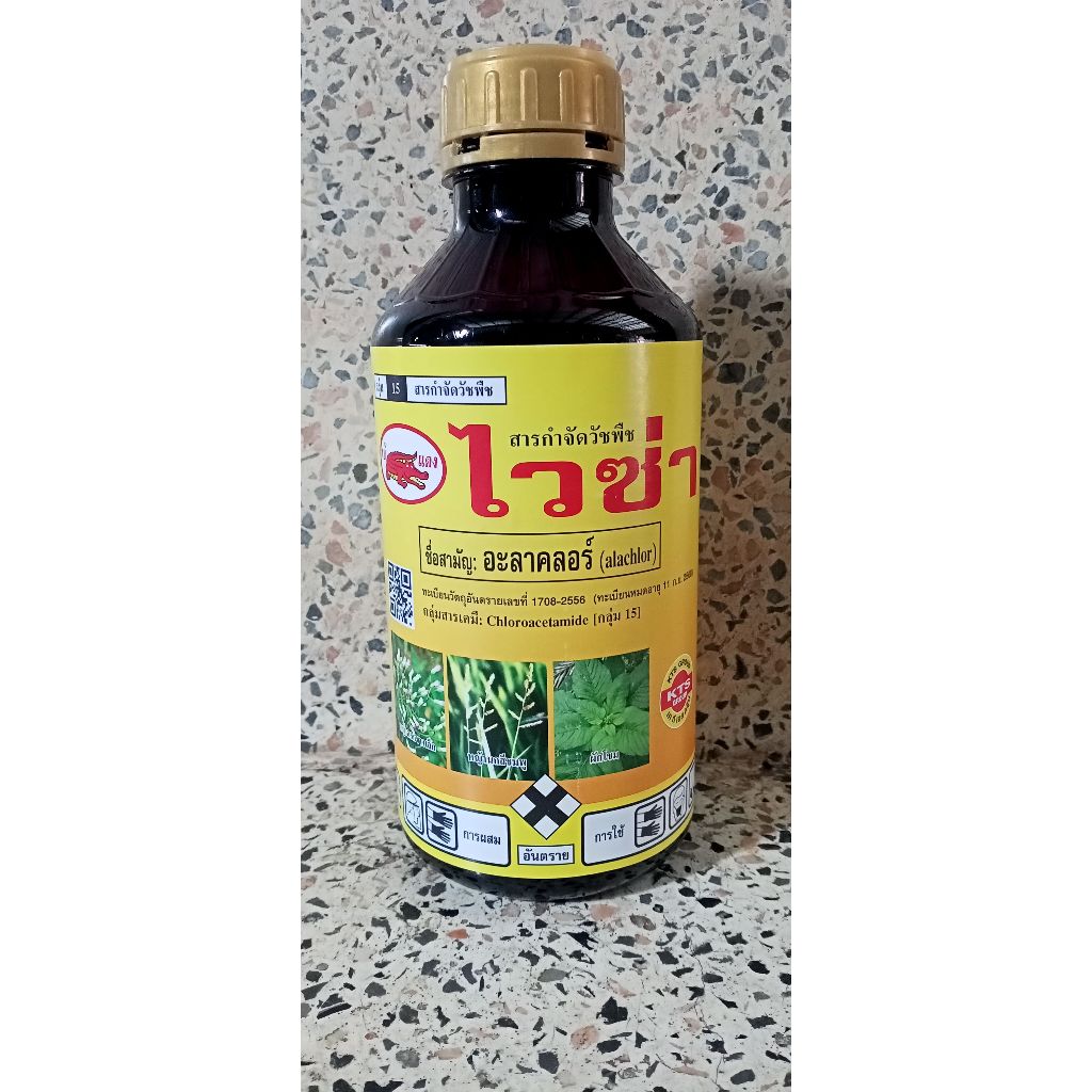 ไวซ่า อะลาคลอร์ สารป้องกันวัชพืชงอก ใช้ได้ดีกับพืชผัก พืชไร่หลากหลายชนิด ความเป็นพิษต่อพืชปลูกต้ำ ฉีดทับได้