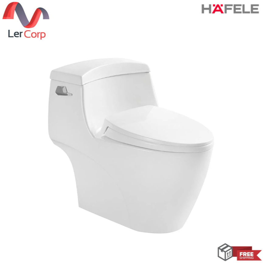 (Hafele) สุขภัณฑ์ 1 ชิ้น 4.5 ลิตร สีขาว (495.61.475)