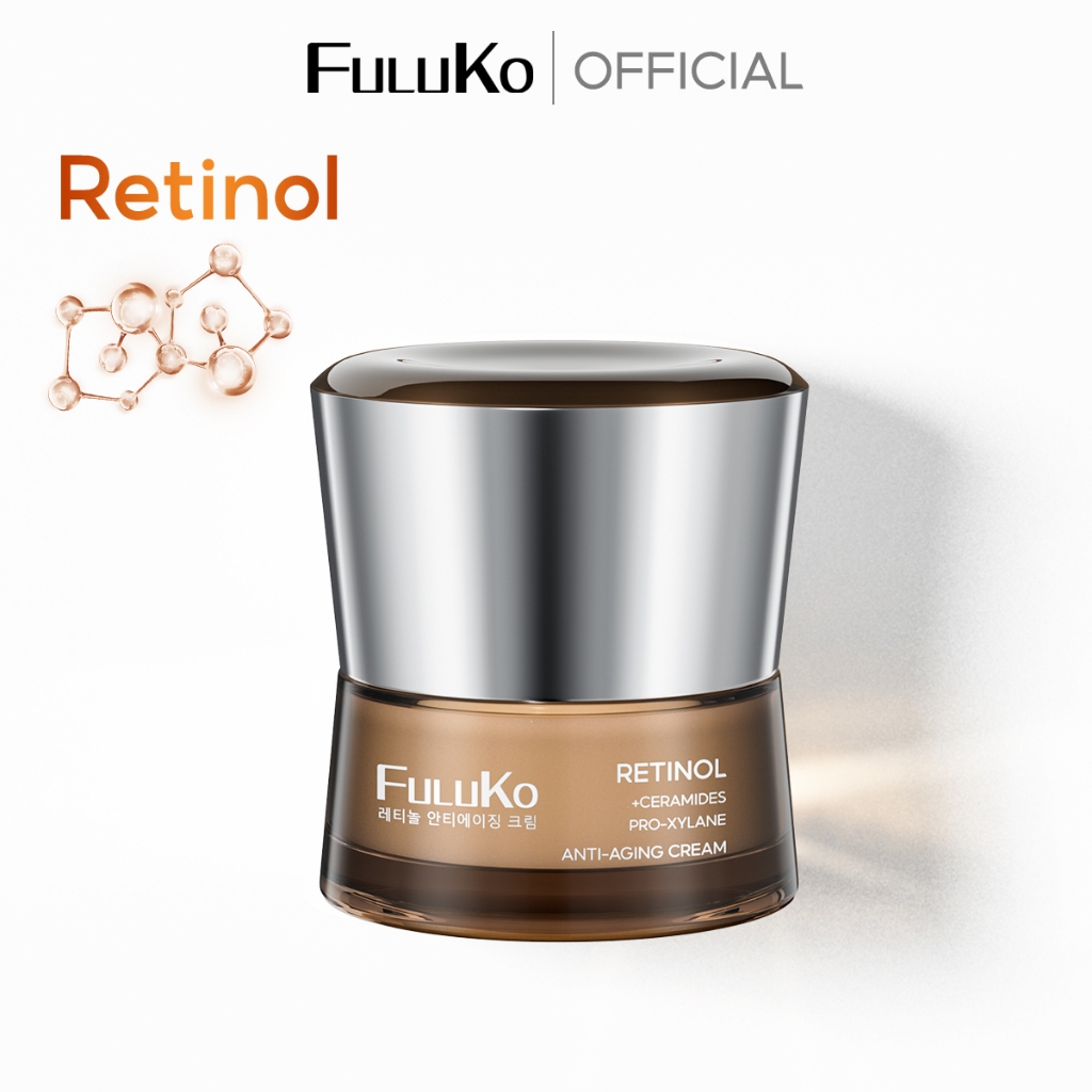 【New Upgrades】FULUKO  retinol cream 30g เรตินอล ครีมทาหน้า เพื่อผิวแลดูอ่อนกว่าวัย ลดริ้วรอย