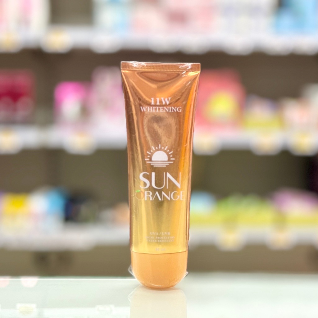 ครีมกันแดด11w Sun Orange 80ml. กันแดด11W 11w กันแดดส้ม