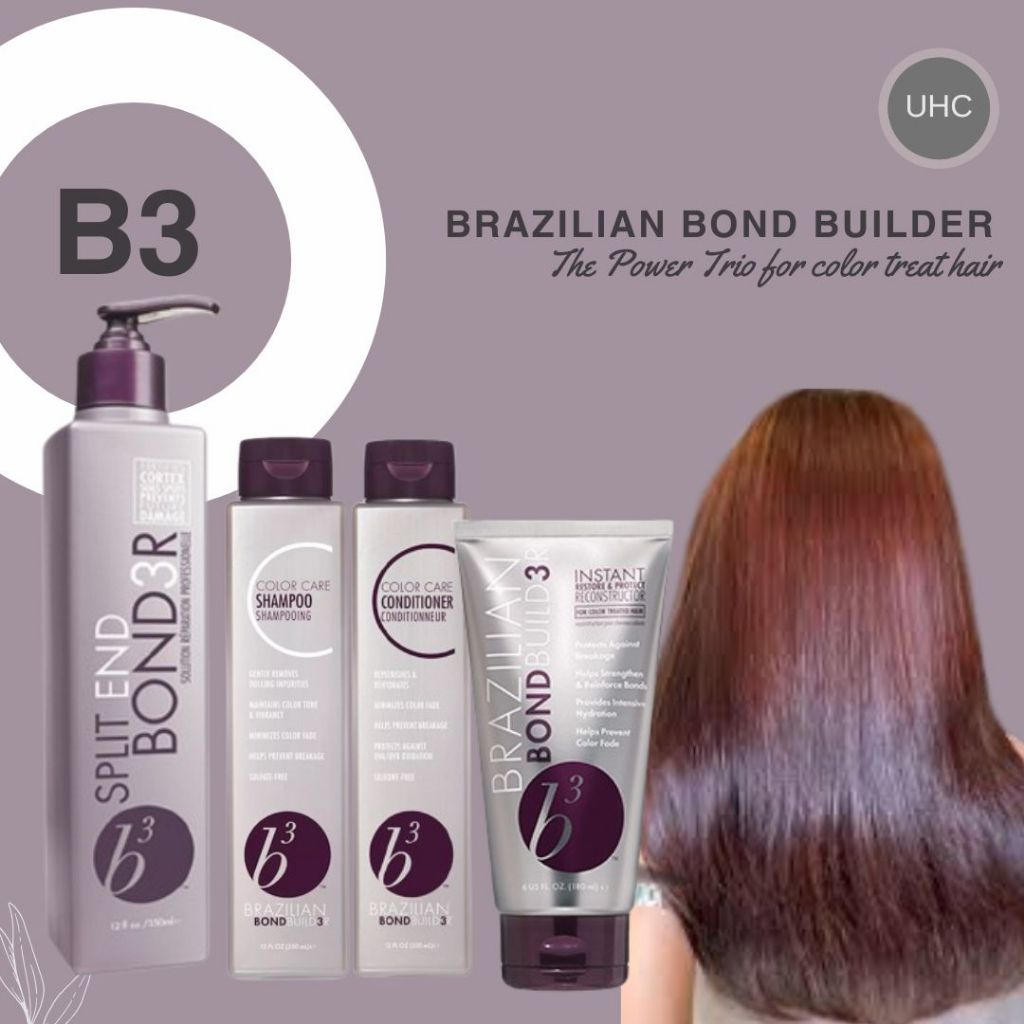 B3 Brazilian Bond Builder shampoo / conditioner  แชมพุ หรือครีมนวด บำรุงเส้นผมที่ผ่านการทำเคมีมาทุกชนิด