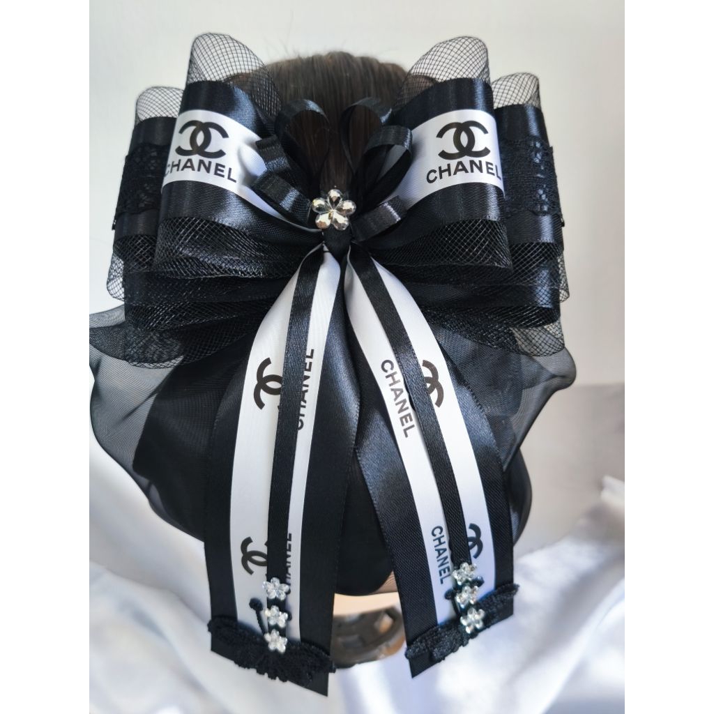 กิ๊ฟ+เน๊ตคลุมผม  ขนาดใหญ่ 15.5 cm. ** ราคาส่ง **โบว์เด้งไม่แบน ตัวกิ๊ฟใหญ่แข็งแรง**หมดสต็อกรอบนี้ราคาปรับขึ้นตามวัสดุ - รูปที่ 6