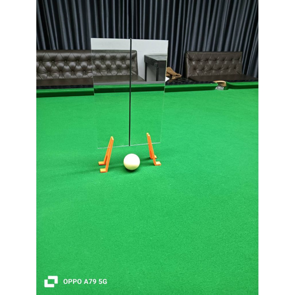 อุปกรณ์ฝึกออกคิวสนุกเกอร์ Snooker Cue Alignment Mirror (รหัสสินค้า Mirror)
