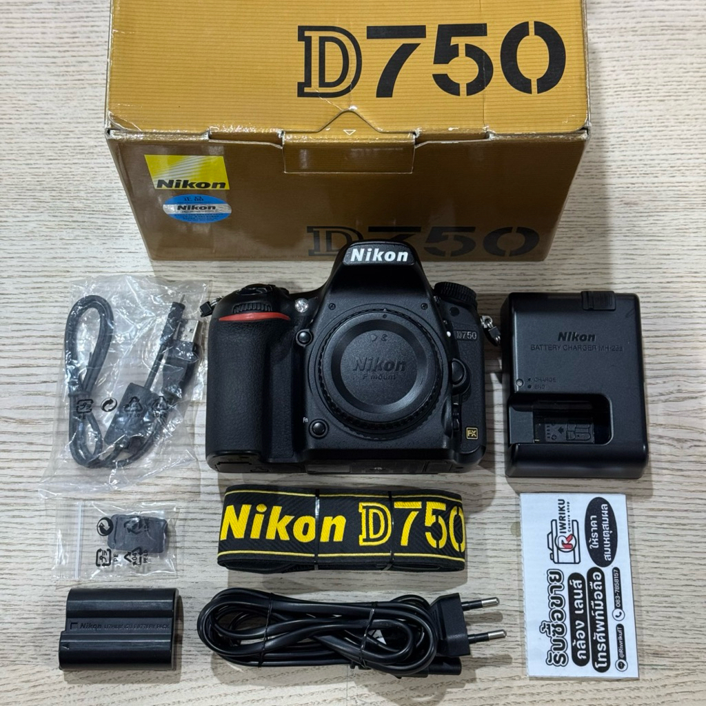Nikon D750 FX (บอดี้) มือสอง สภาพดีงามใช้งานปกติ