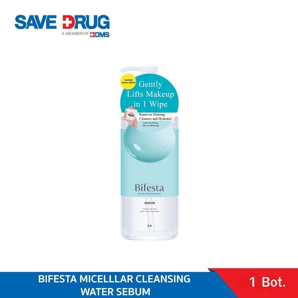 BIFESTA MICELLLAR CLEANSING WATER SEBUM 400ML.