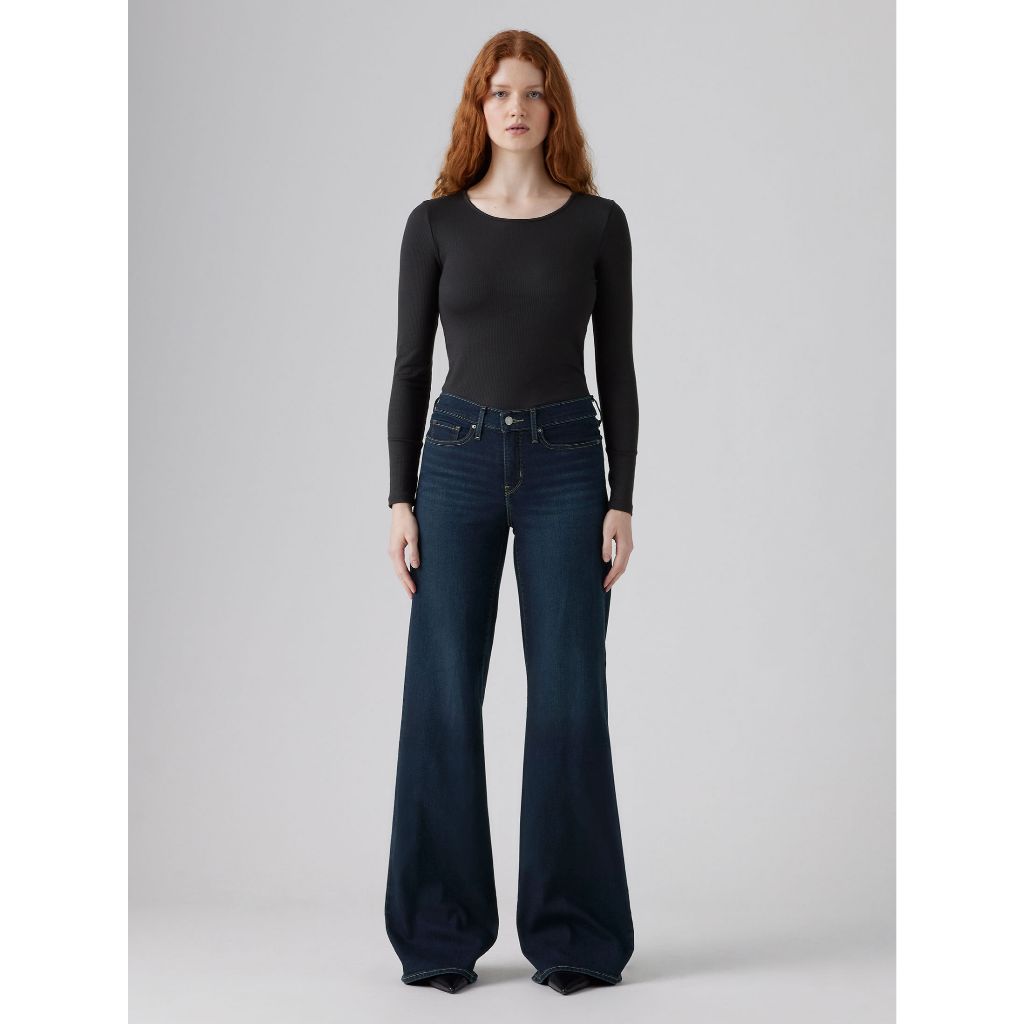 กางเกงยีนส์ Levi's® Women's 318 Shaping Wide-Leg Jeans