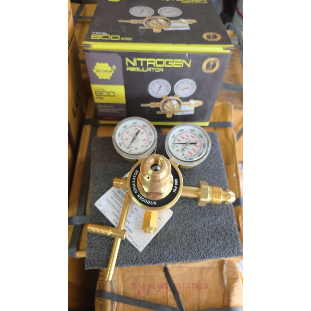 เกจ์ก๊าซไนโตรเจน (Nitrogen Regulator)รุ่น800PSI