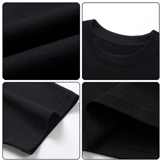 เสื้อยืด ผ้าฝ้าย 100% เสื้อยืดคอกลม oversize แขนสั้น สีพื้น เสื้อยืดผ้านุ่ม แฟชั่น Unisex T-shirt DIY สั่งทำได้ tee