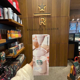 พร้อมส่งใช้codeลดเพิ่ม300บาท!!Starbucks milk foamer cup milk ขนาด350ml. เครื่องตีฟองนมของStarbucks ของแท้100%จากญี่ปุ่น​