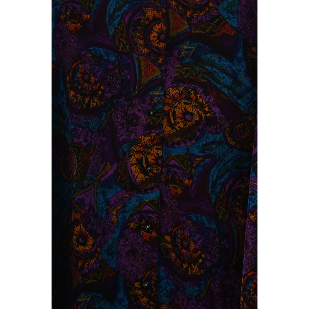 Vintage Shirts 90s เสื้อเชิ้ตวินเทจ ลายลูกไม้วินเทจ