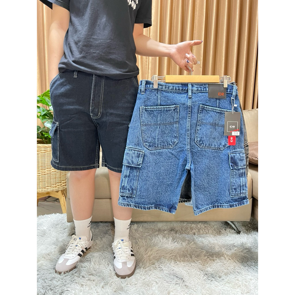 กางเกงยีนส์คาร์โก้ชาย CP8