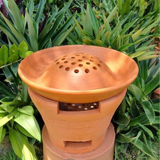 เตาดินเผาพร้อมแผ่นปิ้งย่างหมูกะทะ ขนาด 11-13.5 นิ้ว ( แถม‼️ …