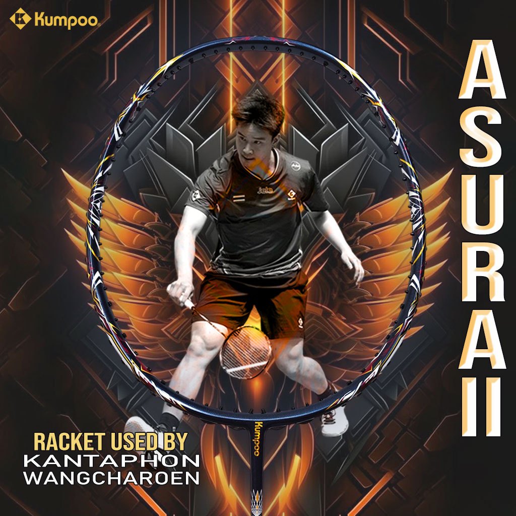 ไม้แบดมินตัน  Kumpoo รุ่น ASURA II (New 2025) 4u