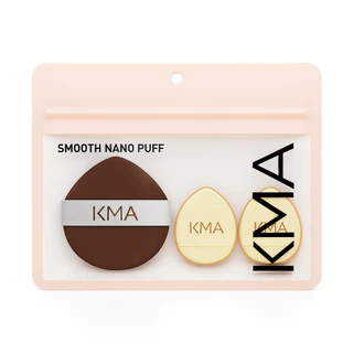 [NEW] KMA พัฟคุชชั่น พัฟลงรองพื้น พัฟเกลี่ยบลัชออน Smooth Nano Puff (3ชิ้น/ถุง)