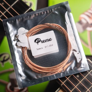 Preme G10 / G11 / G12 สายชุดกีต้าร์โปร่ง เคลือบกันสนิม เบอร์ 10 / 11 / 12 สายกีต้าร์โปร่ง Guitar Strings สายกีตาร์