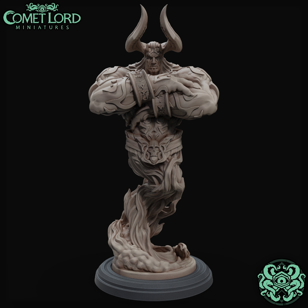 The Ifrit Usurper - โมเดลสำหรับ DnD miniature,[Made to order ส่งพัสดุภายใน 1-3 วัน]
