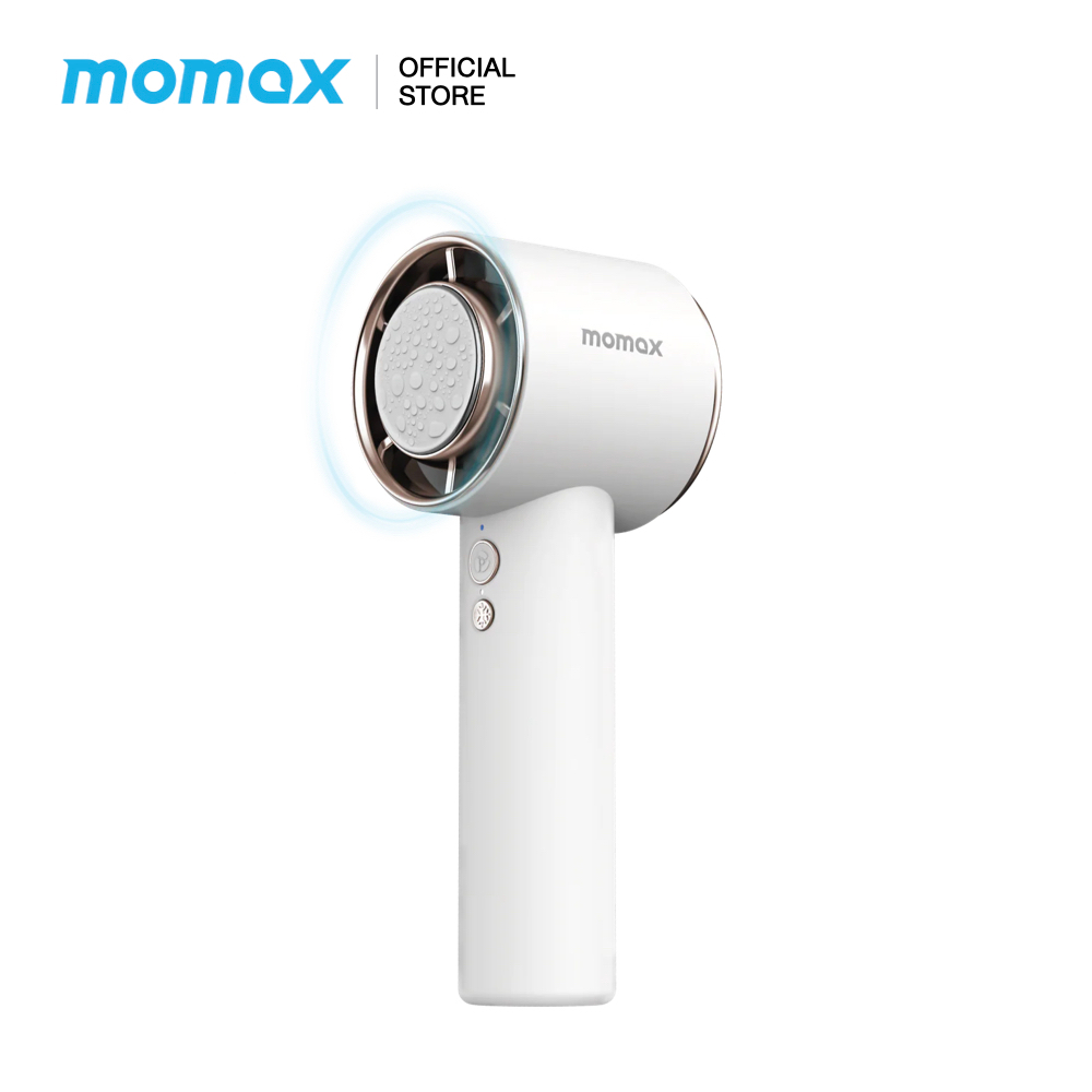 MOMAX พัดลมพกพา Ultra Freeze Portable Icy Cooling Fan ปรับแรงลมได้ 3 ระดับ พัดลมไอเย็น
